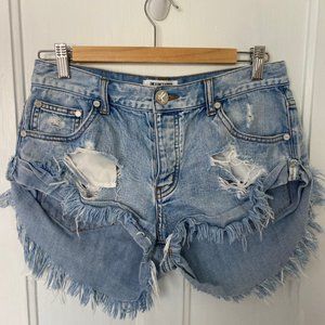 One Teaspoon Denim Shorts Size 27